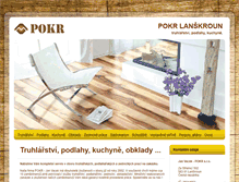 Tablet Screenshot of podlahy-pokr.cz